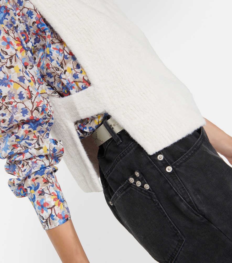 Milie high-neck sweater vest