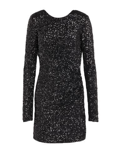 Woman Mini dress Black Size L Polyamide, PVC