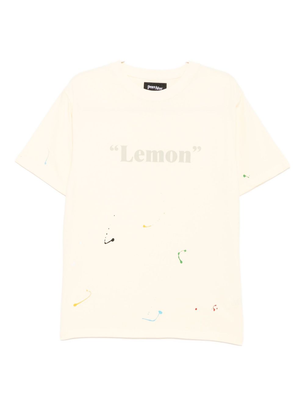 Graphic-print T-shirt - Neutrals