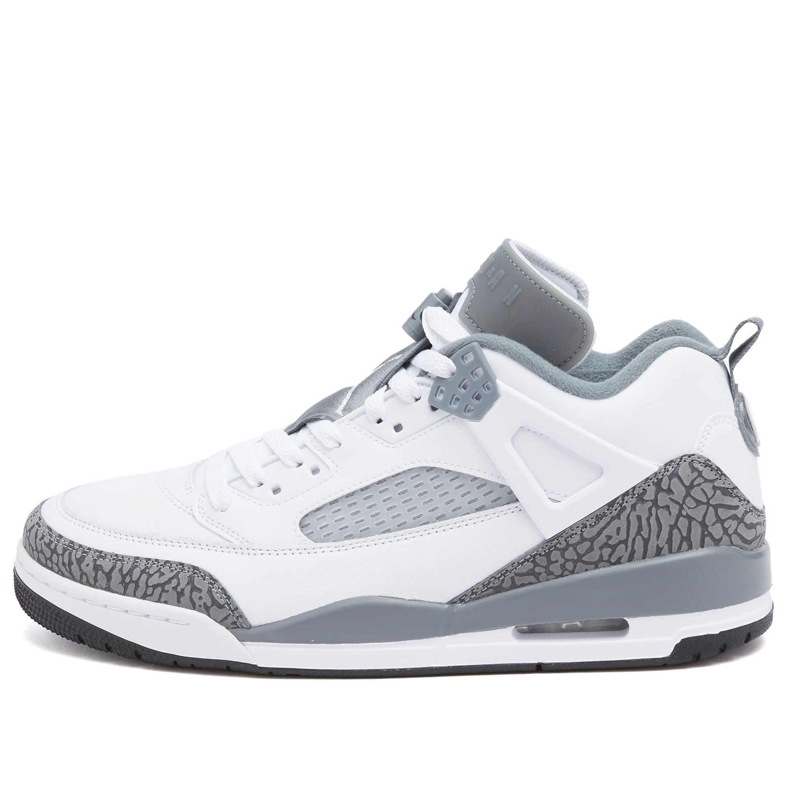 Air Jordan Spizike Low Sneaker in White/Grey/Anthracite