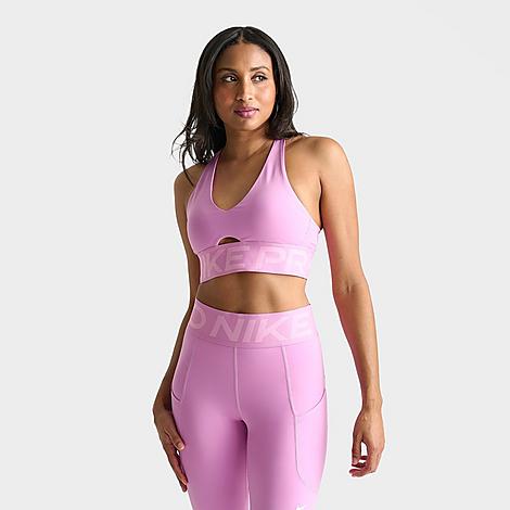 Women's Pro Sculpt Medium-Support Padded Sports Bra in Light Magenta/Pink Rise/White