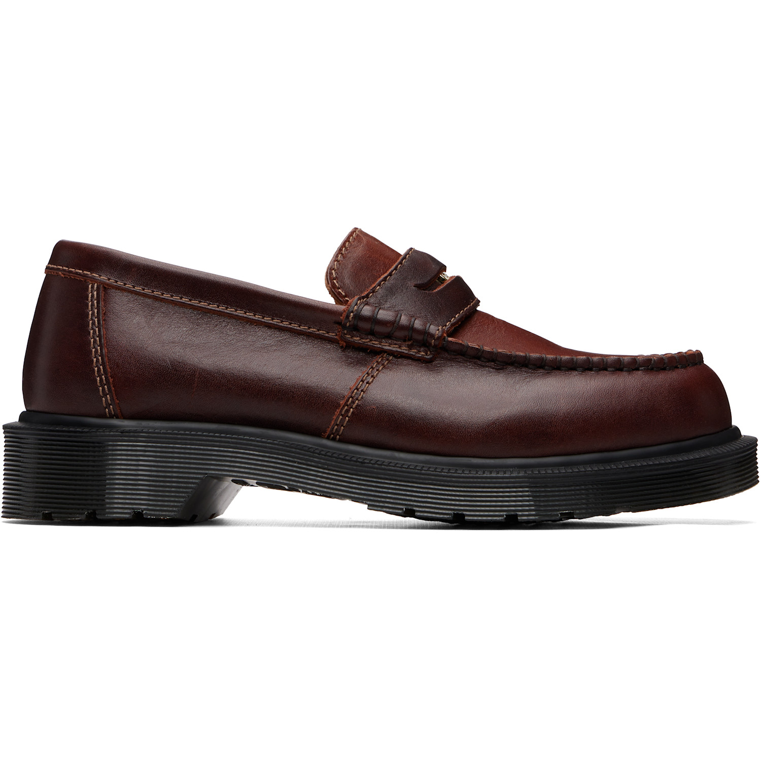 Brown Penton Classic Calf Leather Loafers