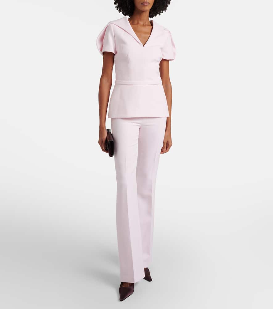 Leighton crêpe top