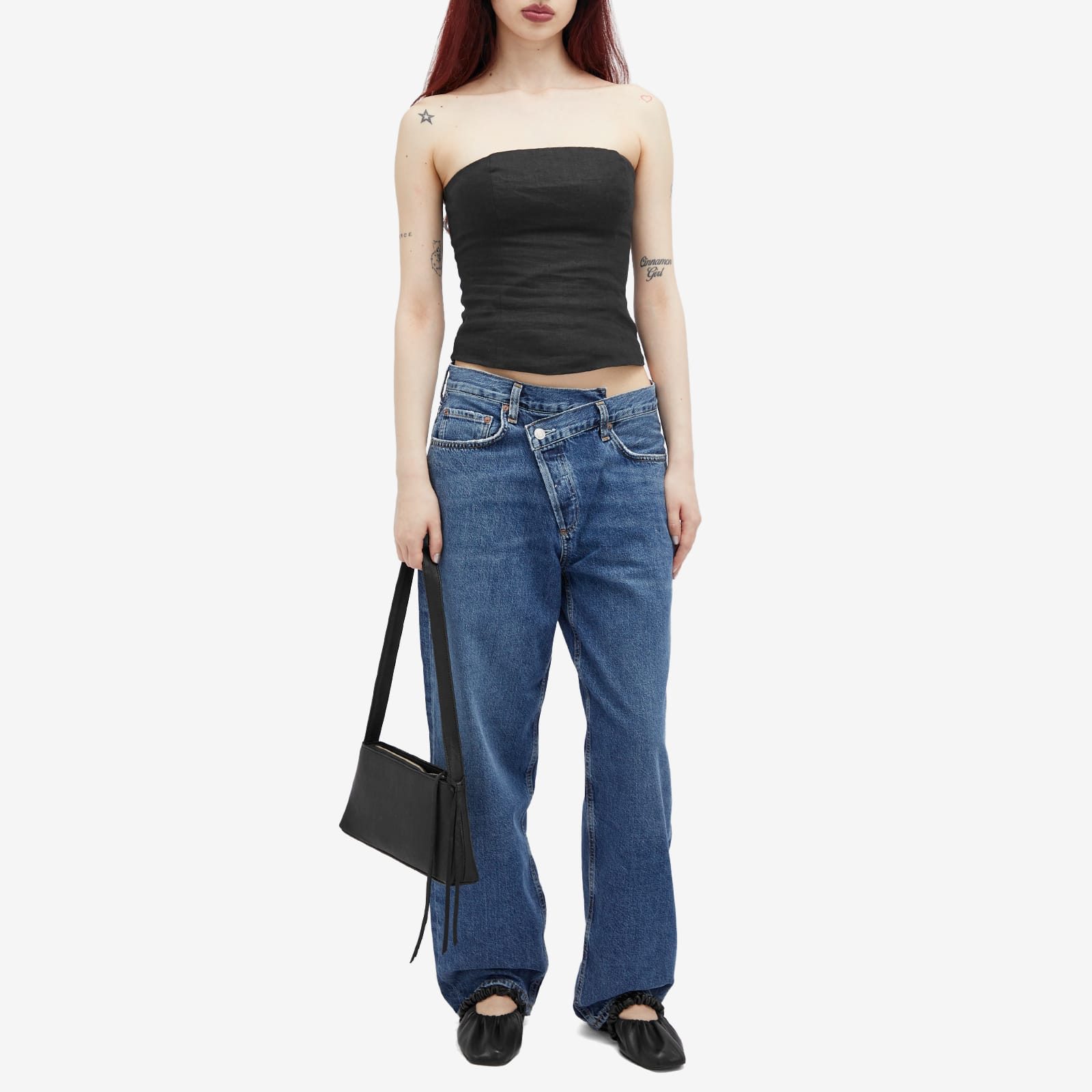 Women's Criss Cross Jeans in Control