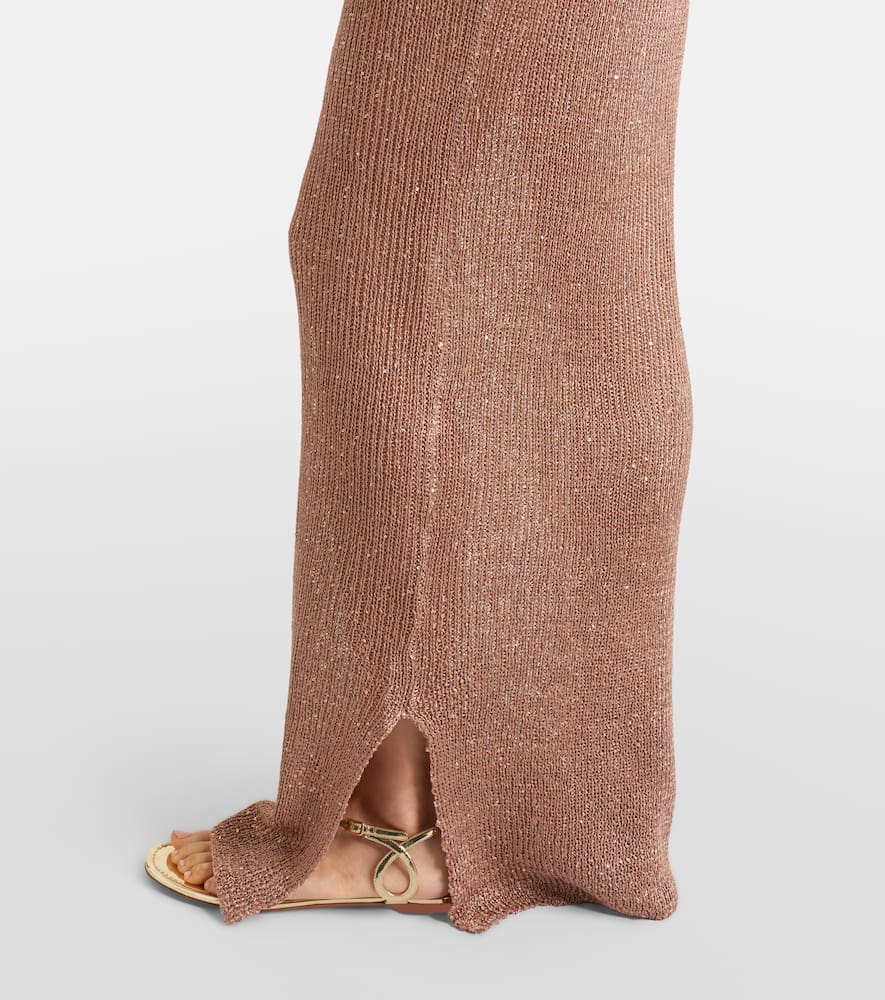 Alma sequined maxi skirt