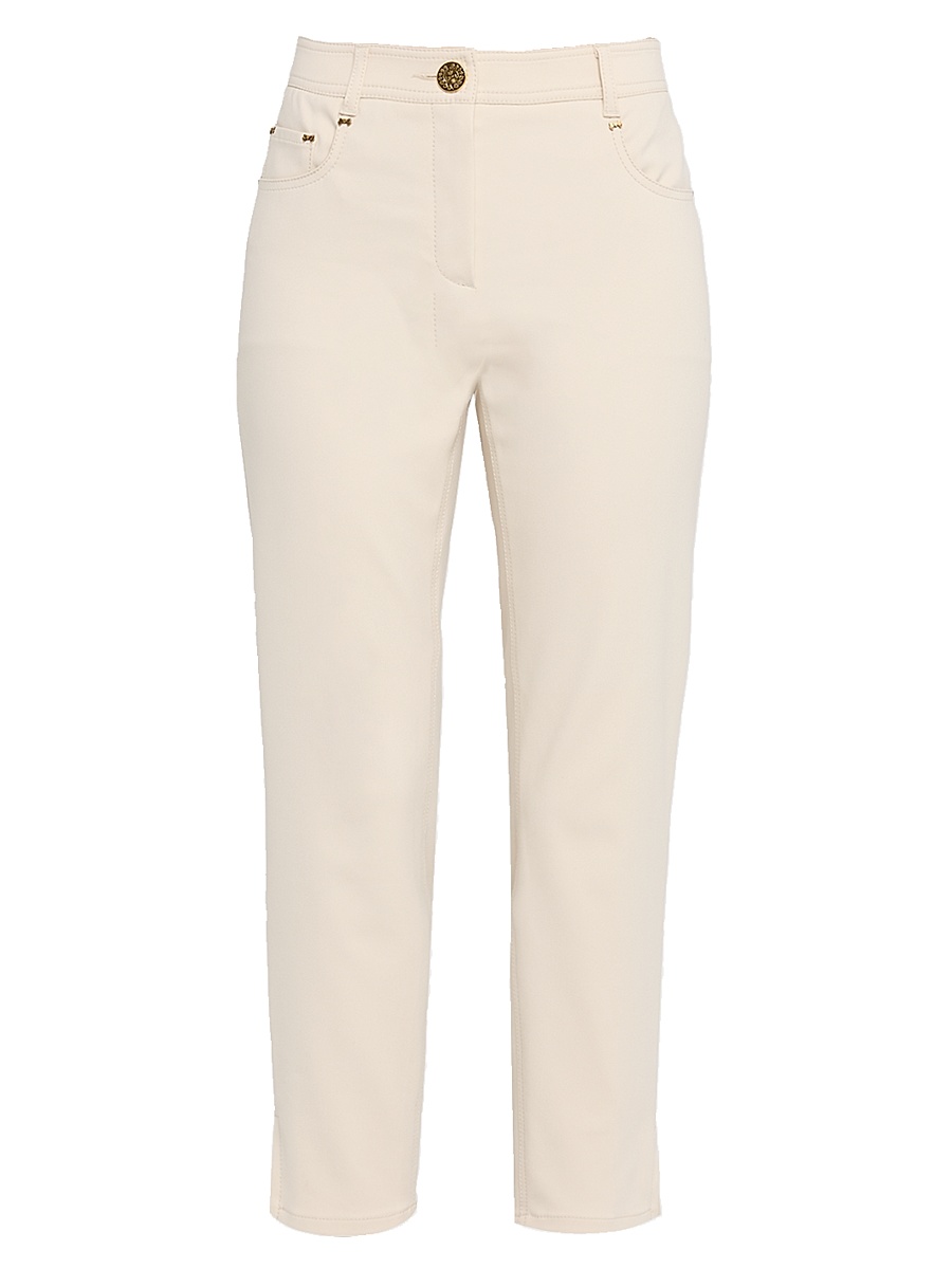 Women's Stretch-Denim Crop Jeans - Sand