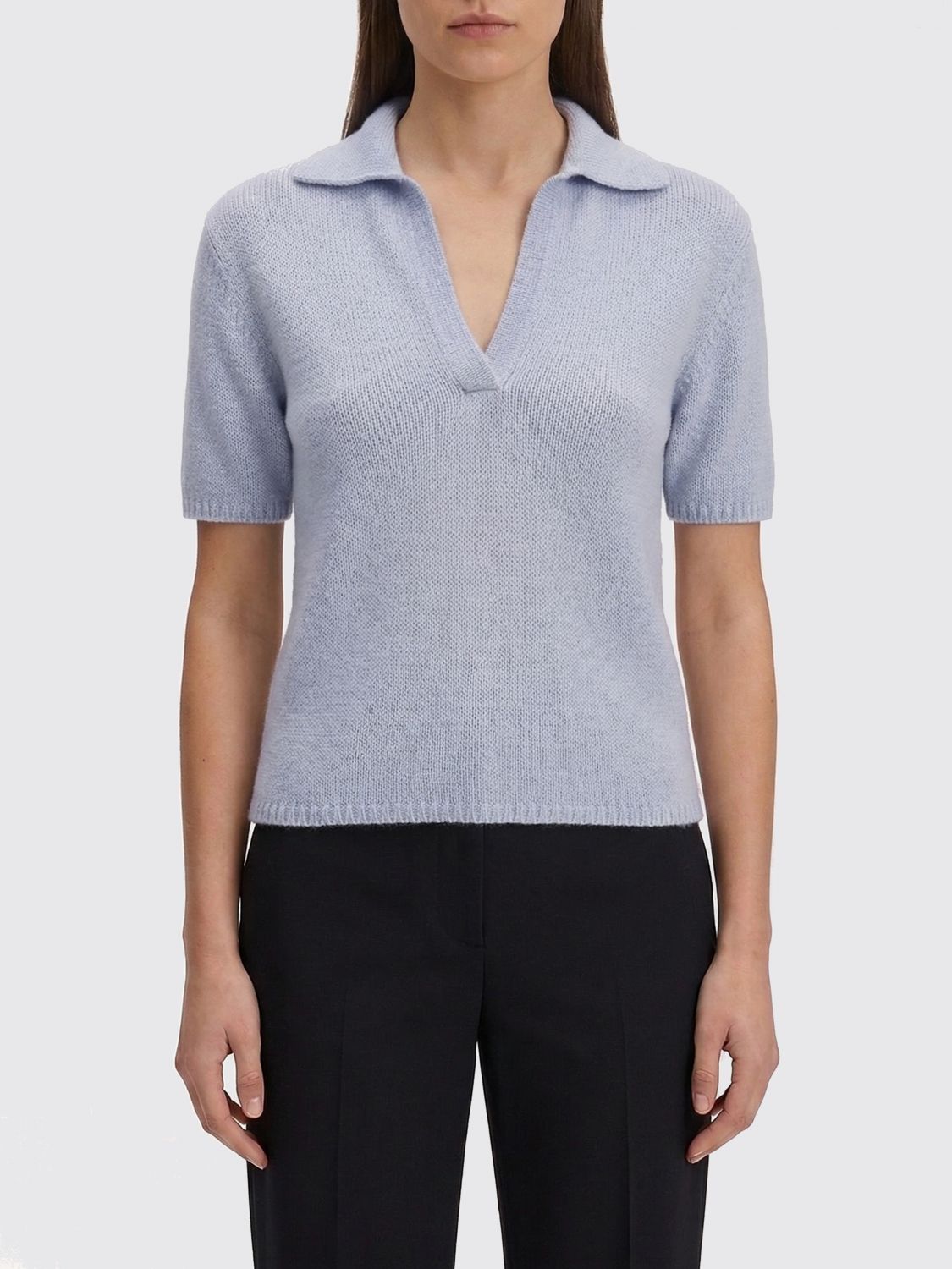 Polo Shirt Woman color Gnawed Blue