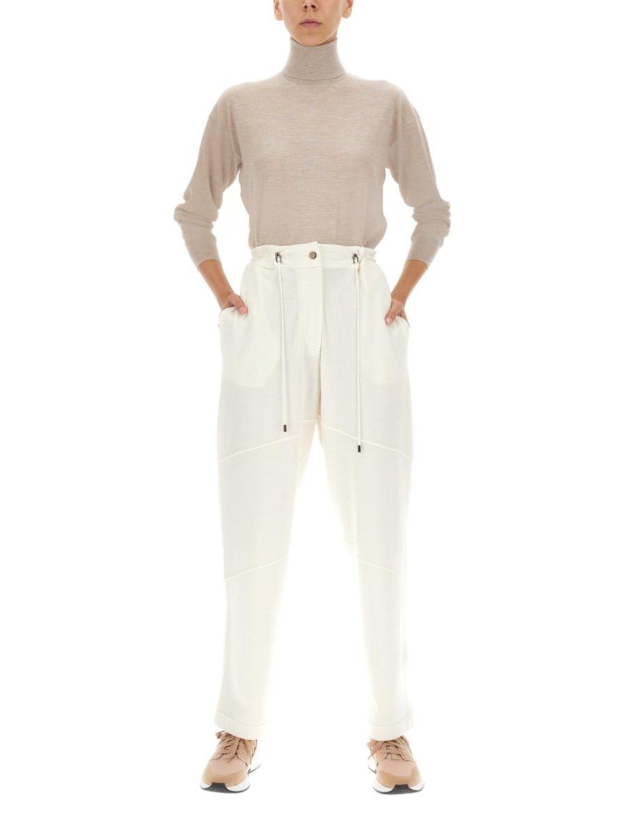 Ribbed-knit roll neck sweater