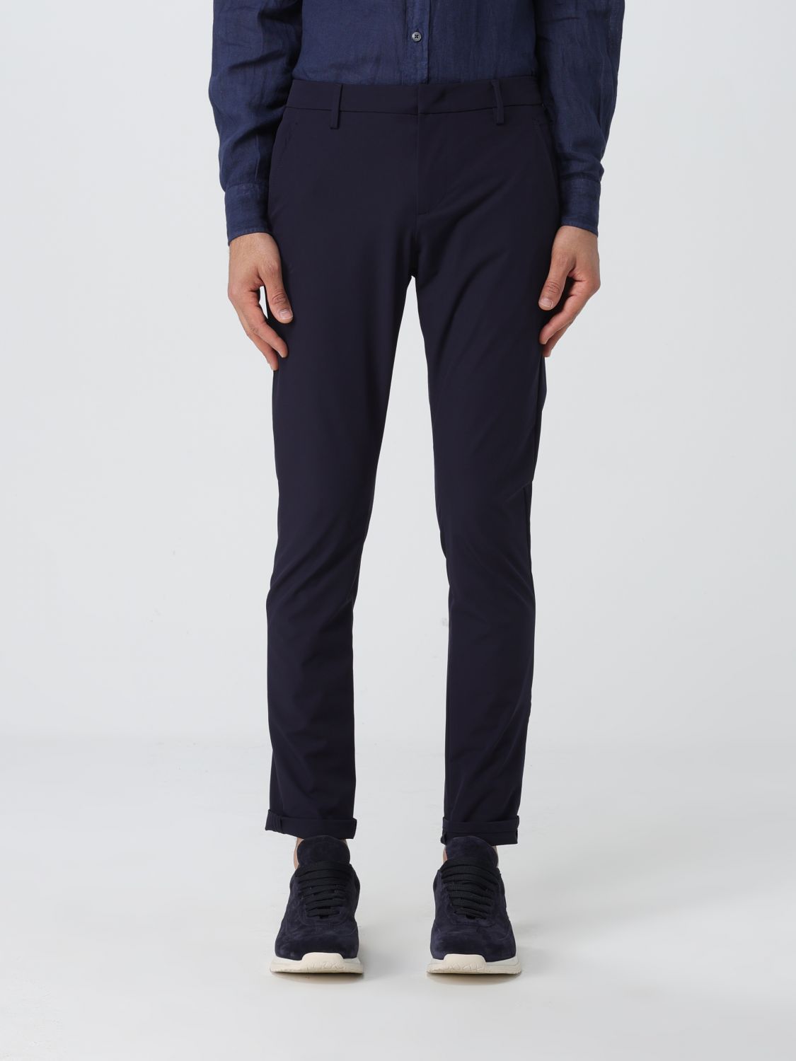 Pants Men color Blue