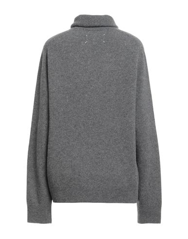 Woman Turtleneck Grey Size M Wool