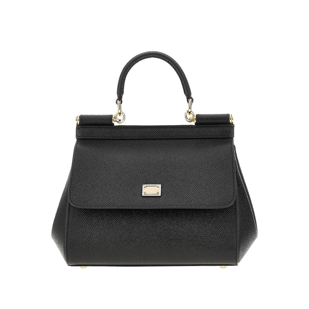 DOLCE & GABBANA Dauphine leather medium 'Sicily' bag Woman One Size