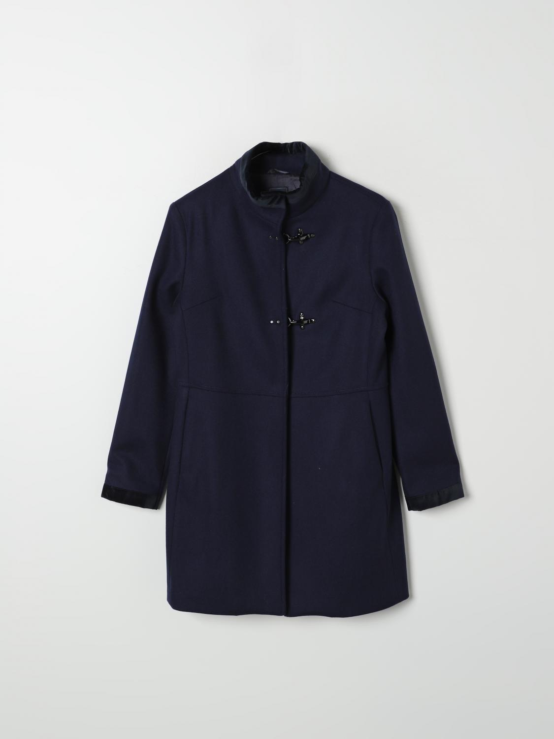 Coat Kids color Blue