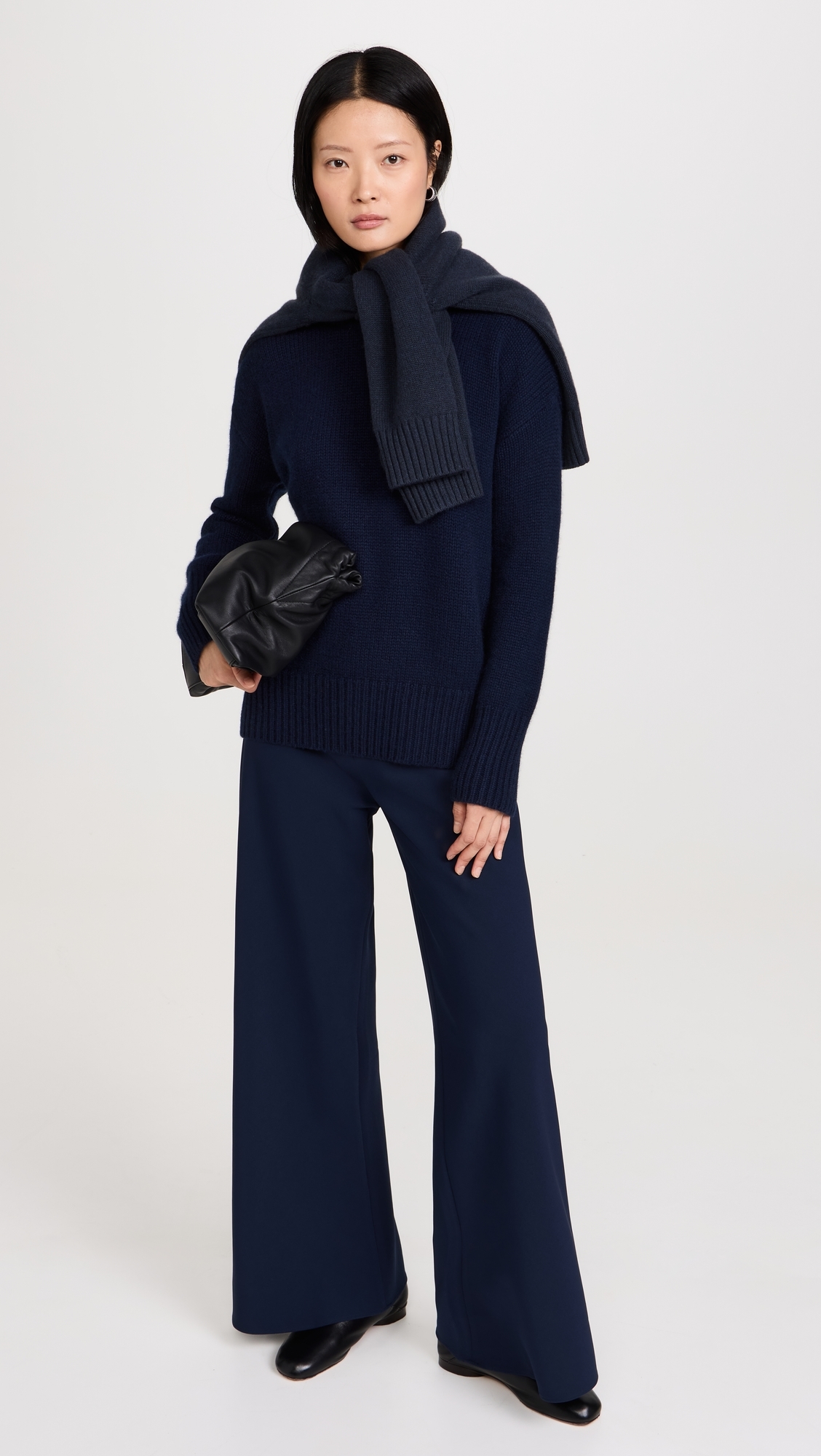 Solid Marin Sweater Navy