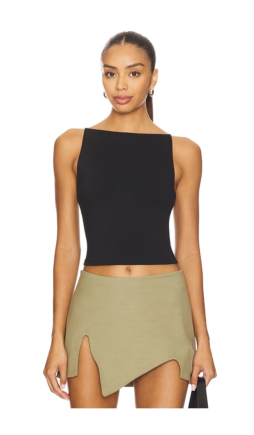 Good American Scuba Sleeveless Tank in Black. -  XXXXL/4X also in L, M, S, XL/1X, XXL/2X, XXXL/3X