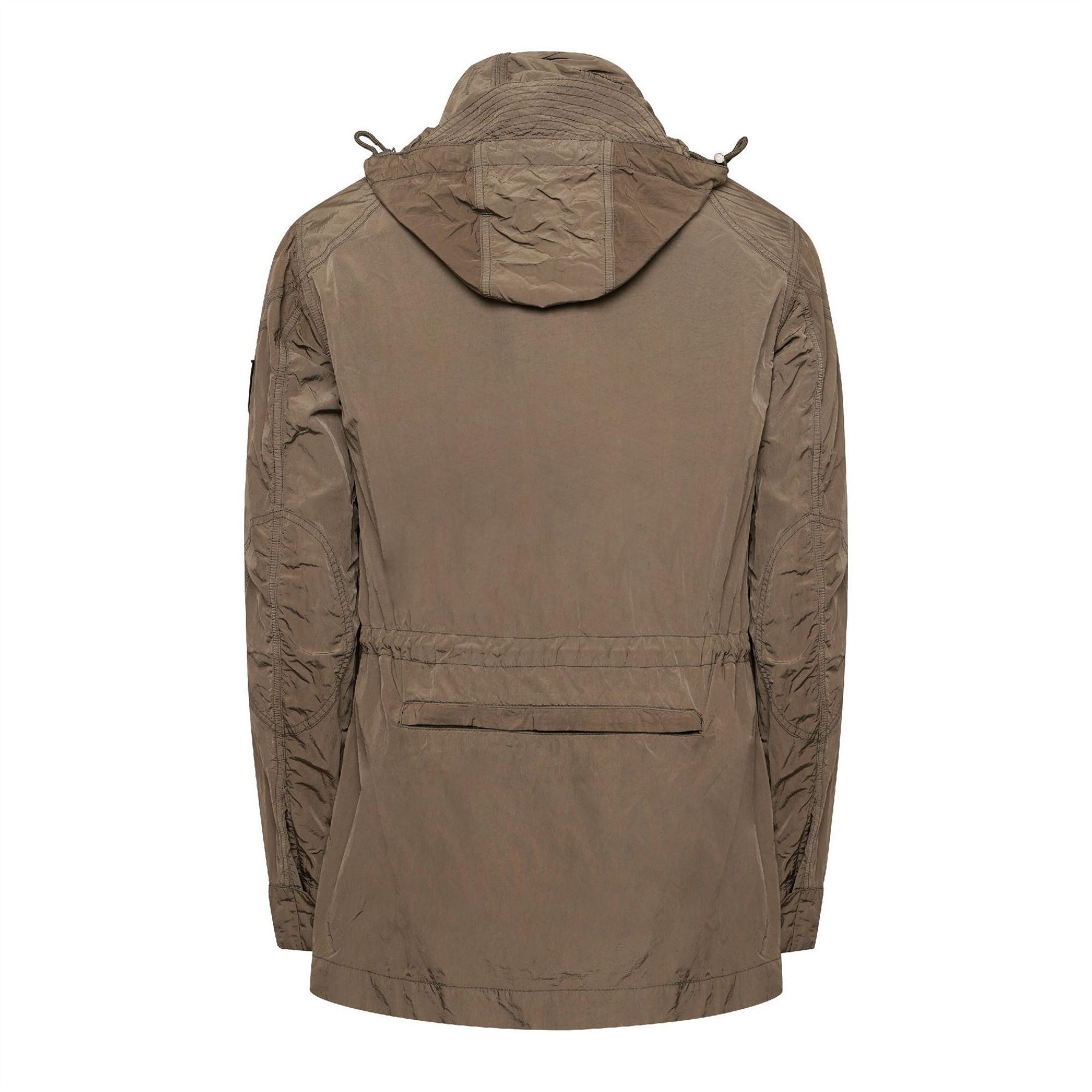 Belstaff Mens Stowmaster Softshell Jacket in Dark Khaki - Green - X-Sma