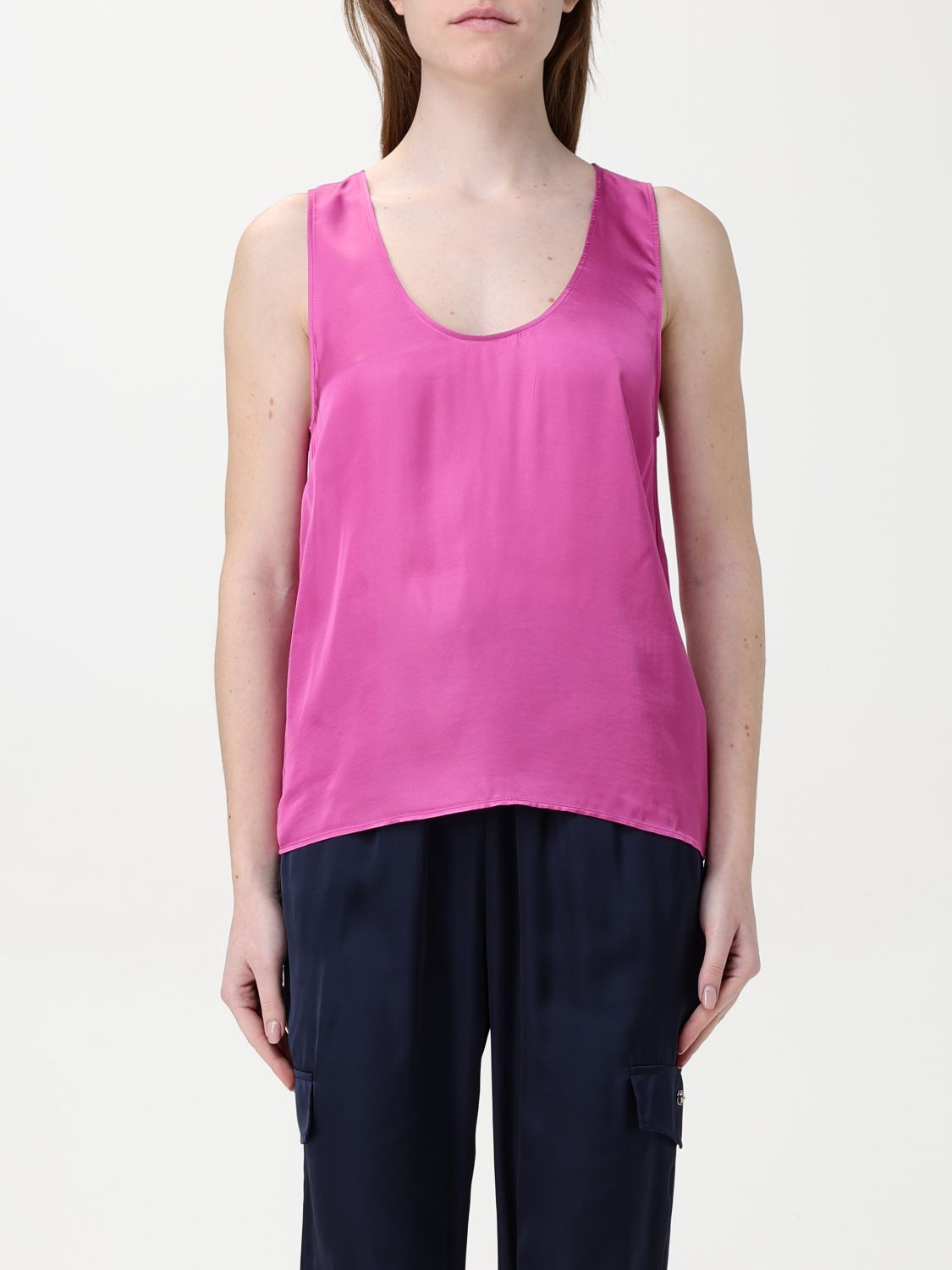 Top LIU JO Woman color Fuchsia