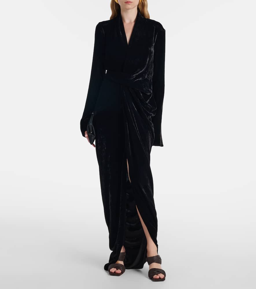 Ruched gown