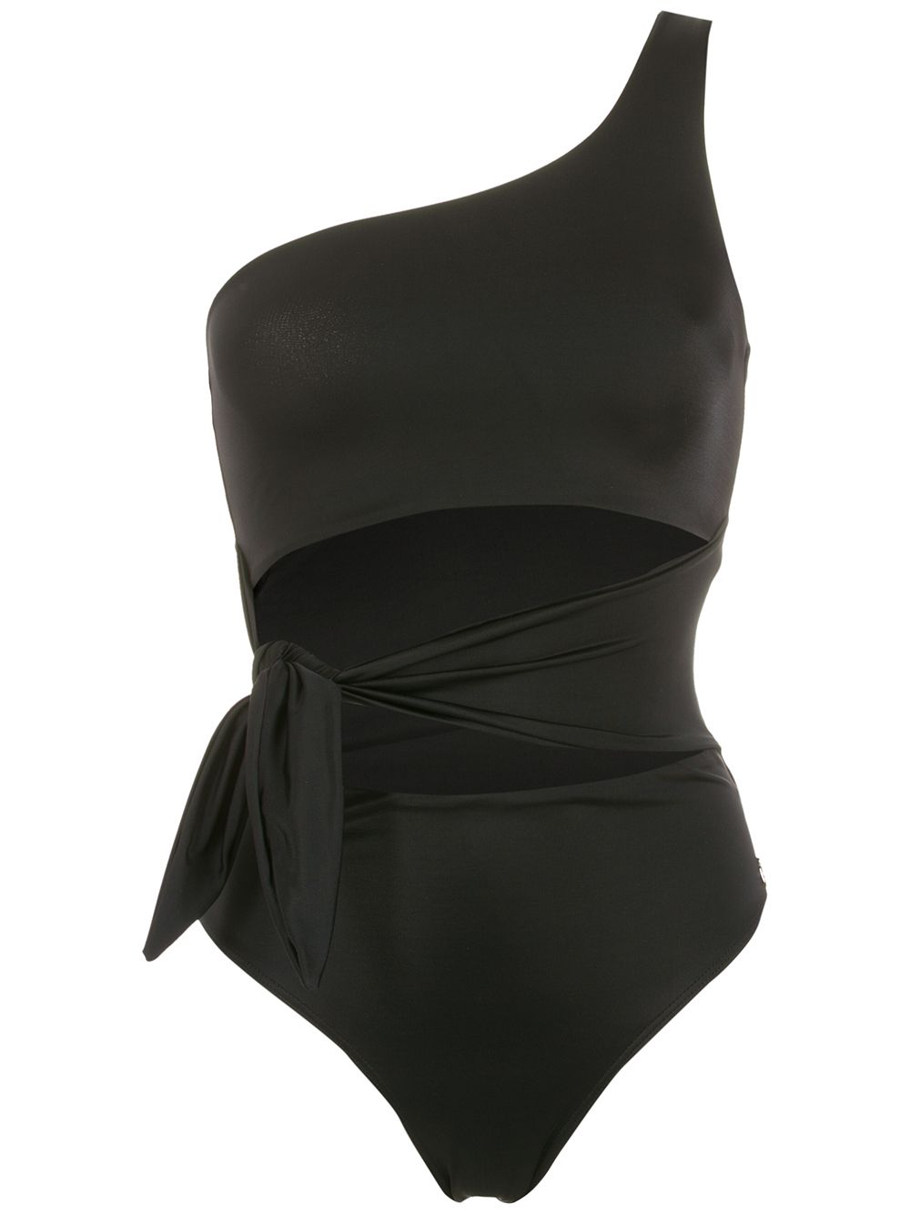 Kelly knot-detail one-piece swimsuit - Black