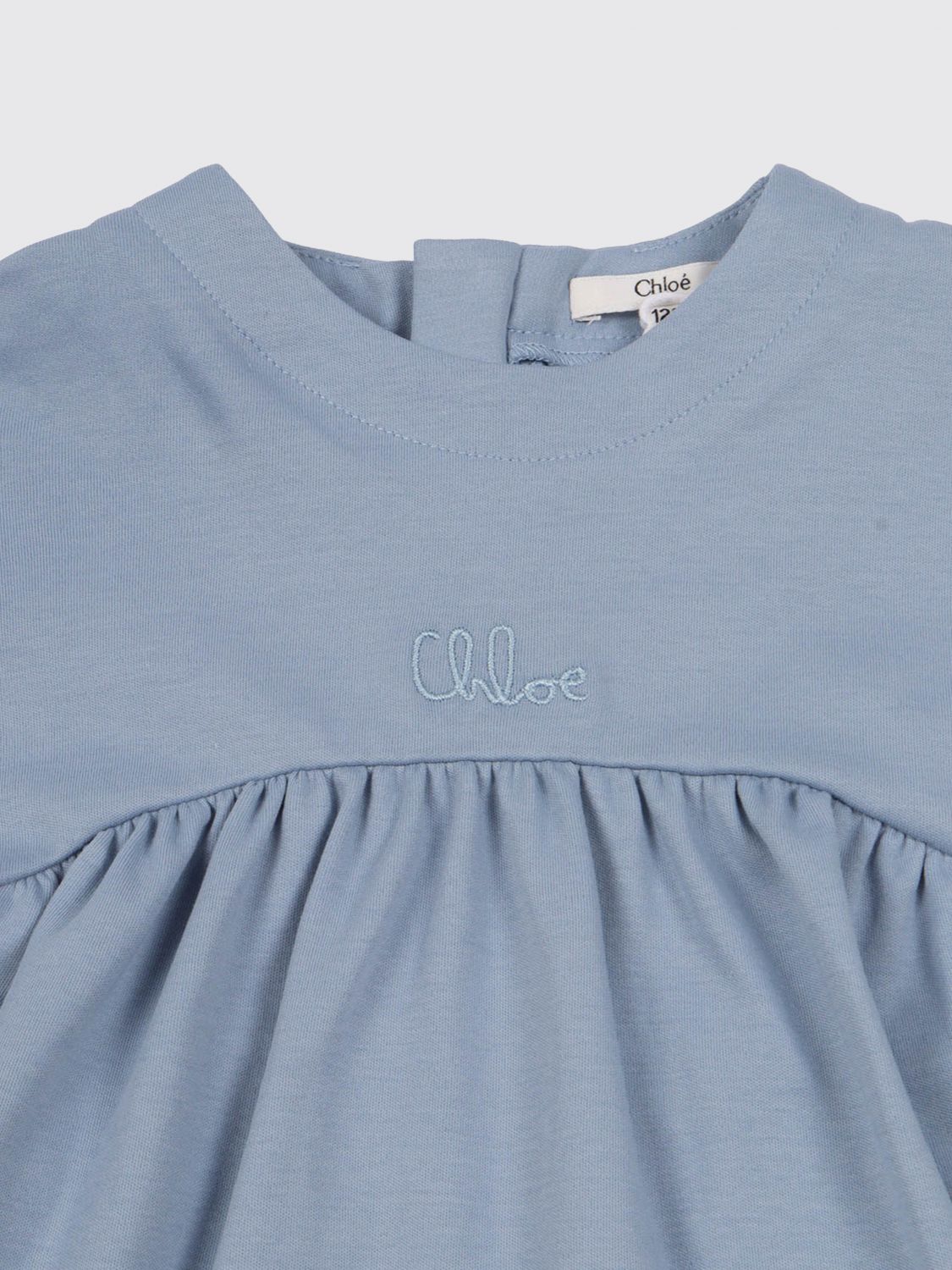 Romper CHLOÉ Kids color Blue