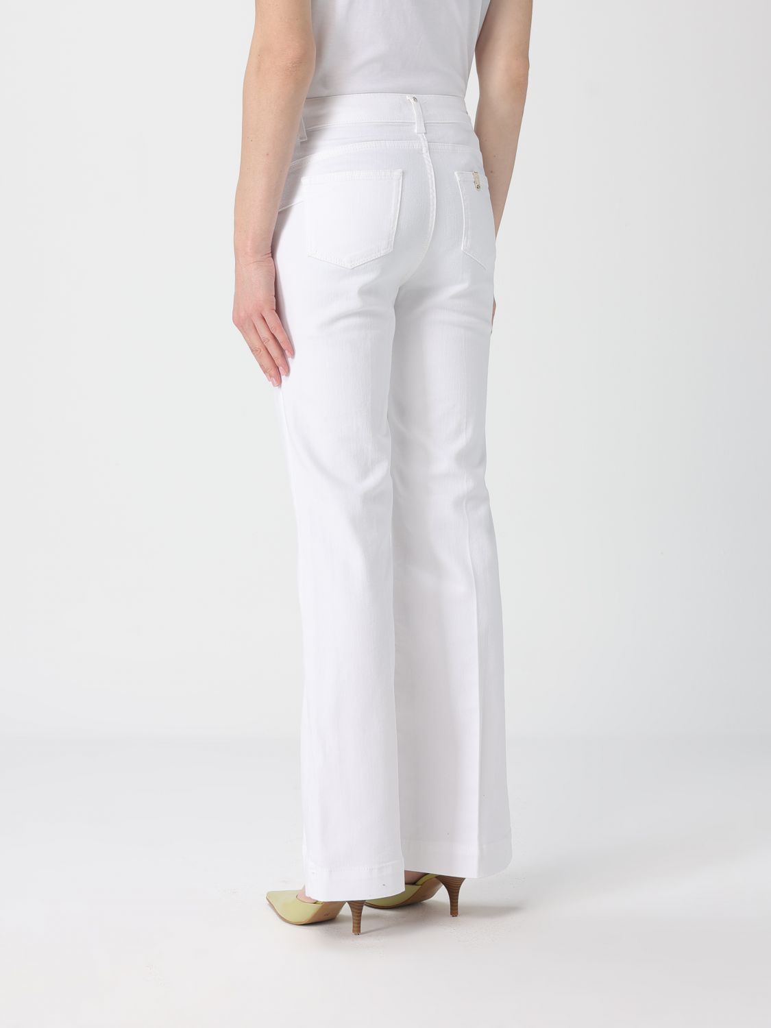 Jeans Woman color White
