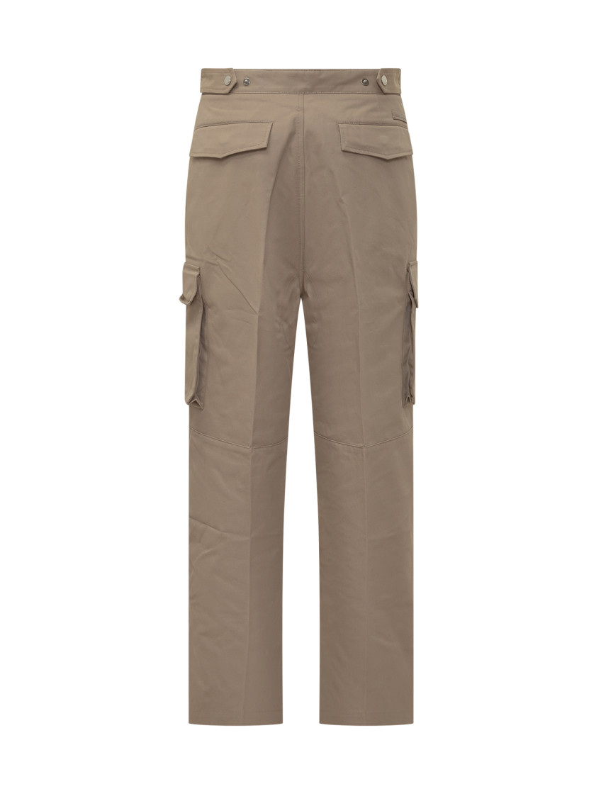 Beige Relaxed Cargos Pants