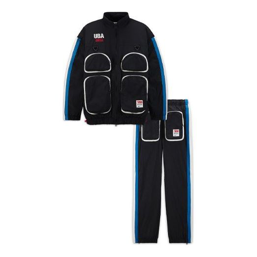 X Under Cover Track Suit 'Black Blue'