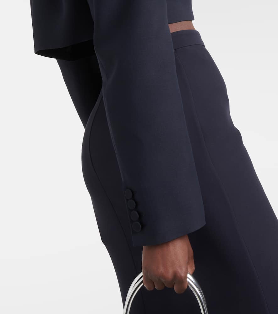 Valentino Giacca Crêpe Couture cropped blazer