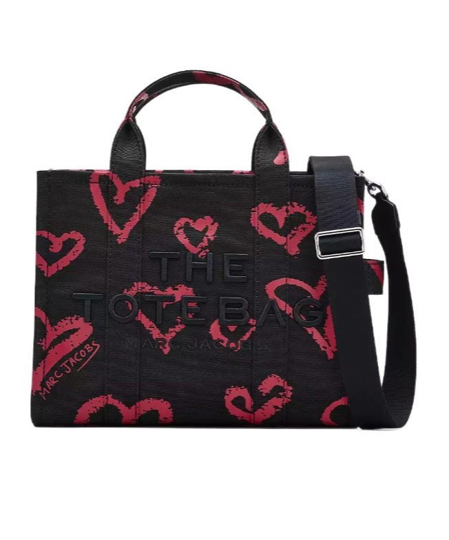 The Medium Heart Print Tote Bag