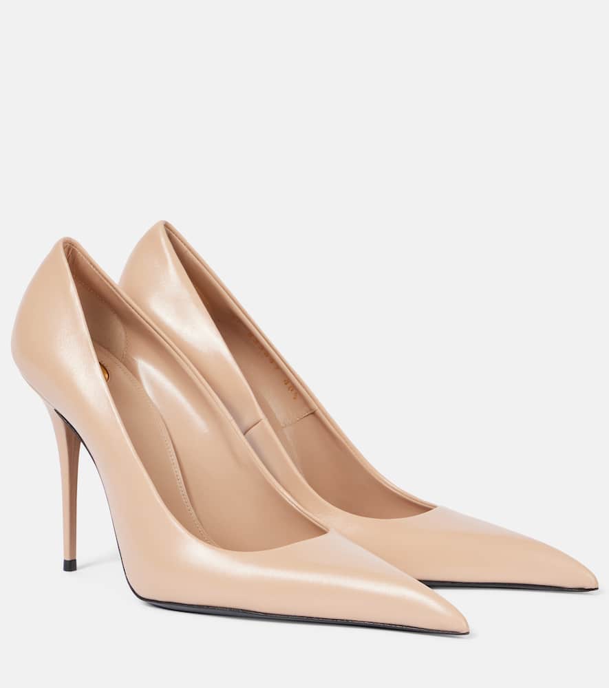 Saint Laurent Élysée 105 leather pumps