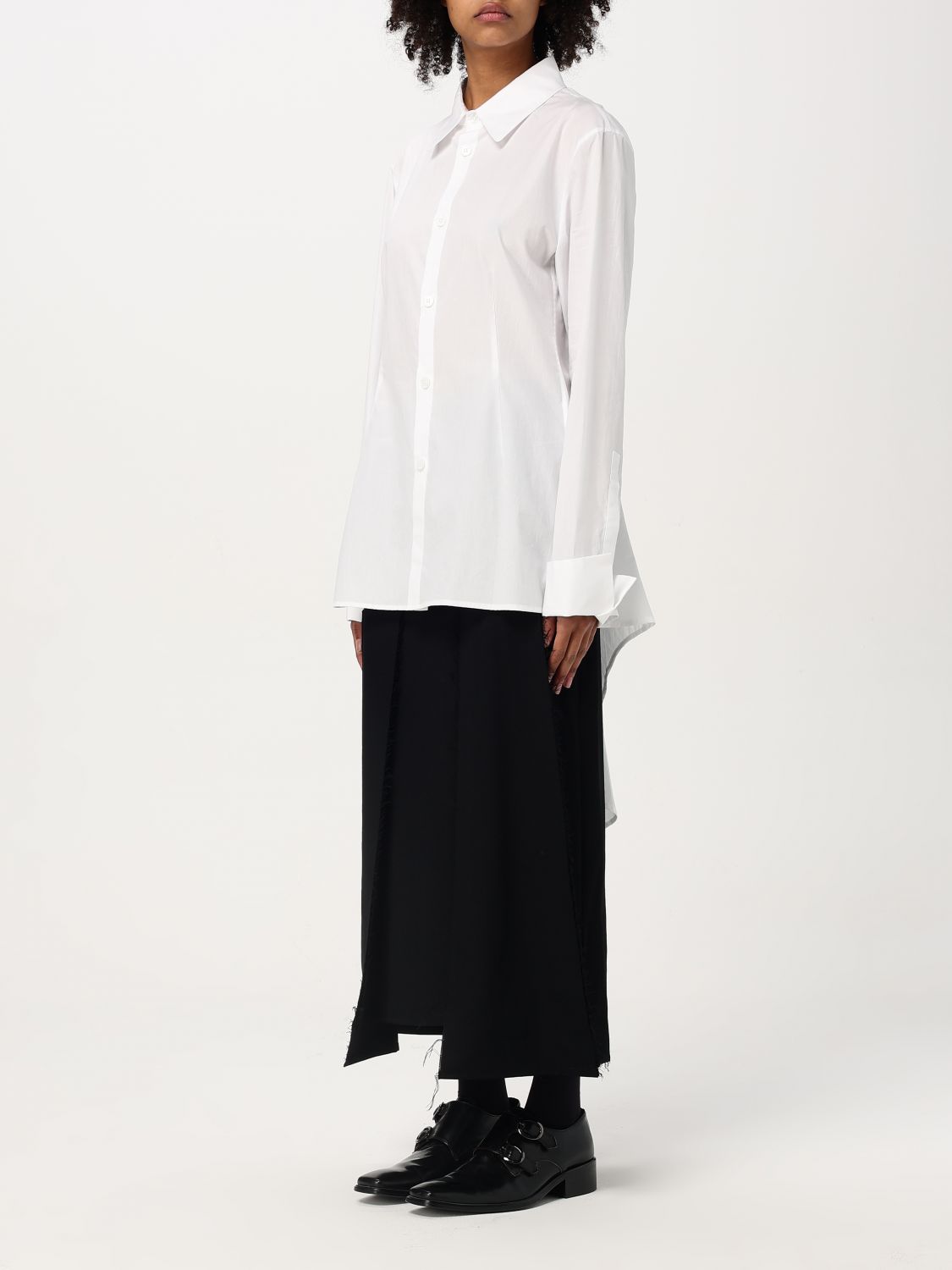 Draped shirt - White