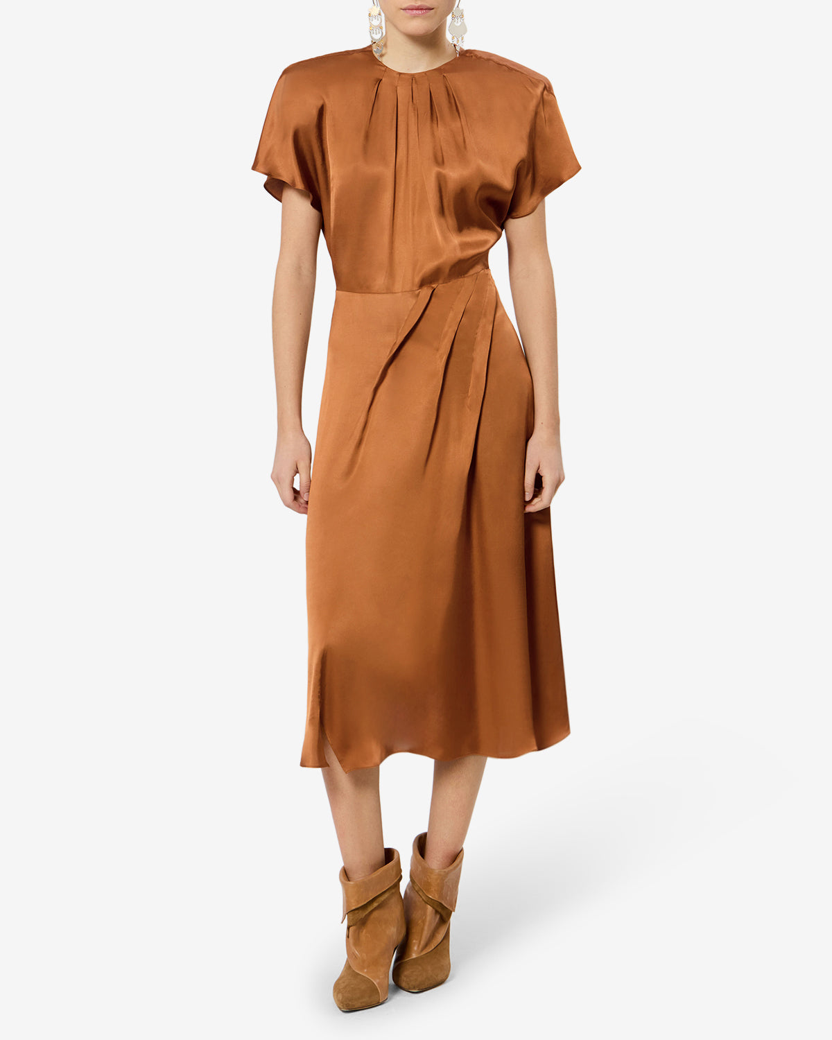 Namsha Dress - Women - Caramel - Size 36 -