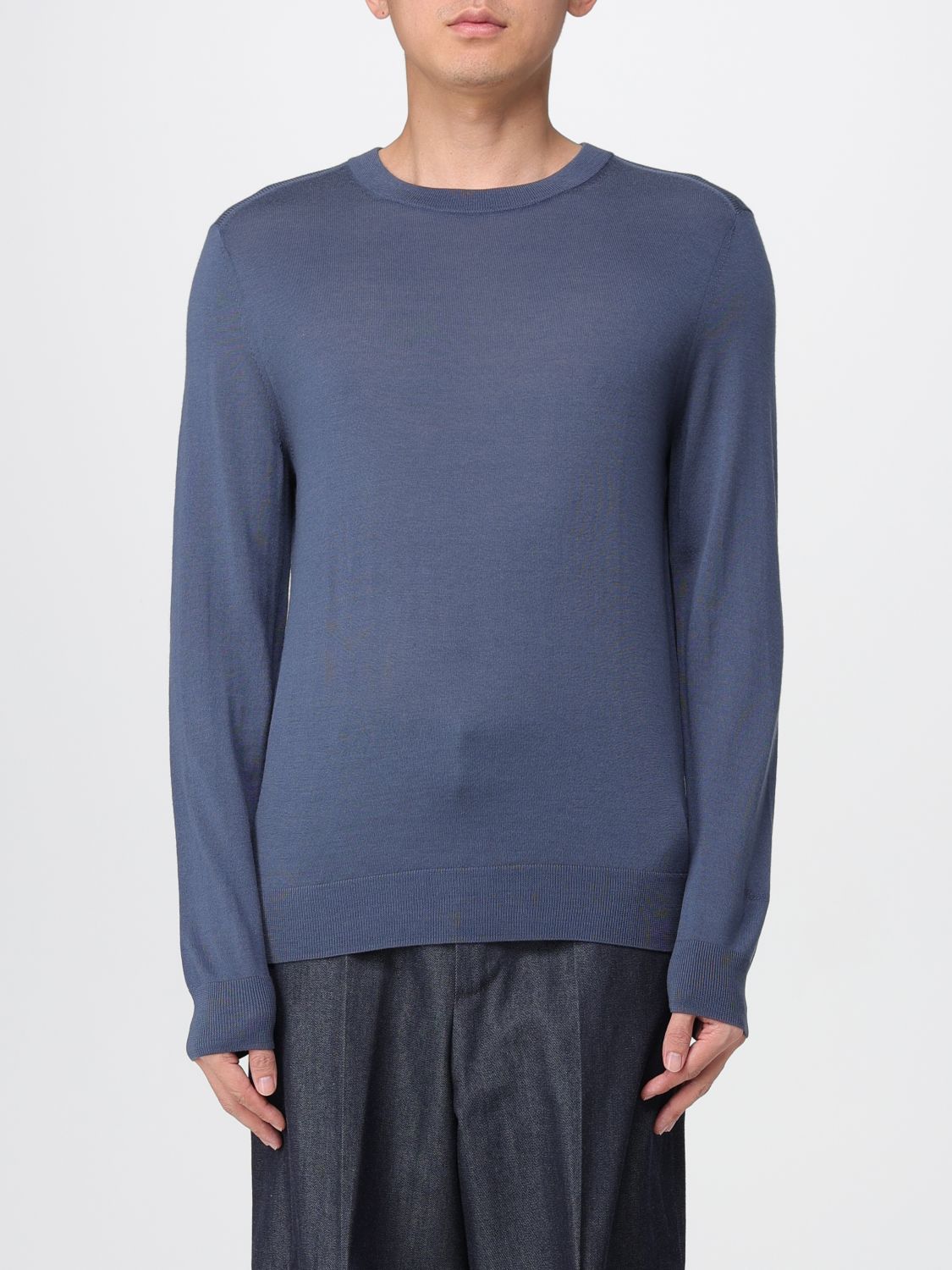 Sweater Men color Gnawed Blue