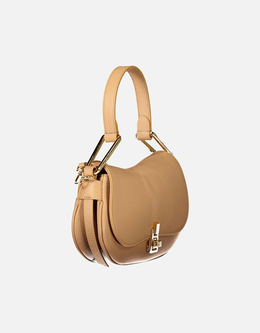 Coccinelle Women's Twist Closure Leather Shoulder Bag Women - Brown Handbags - Size: ONE size