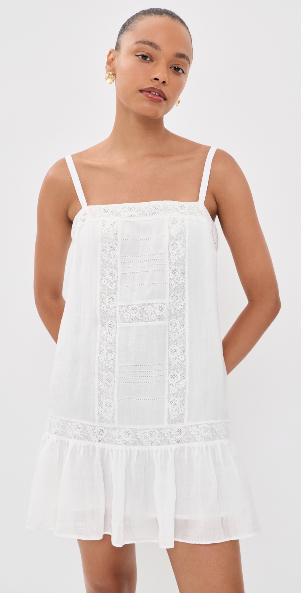 Naderah Dress White