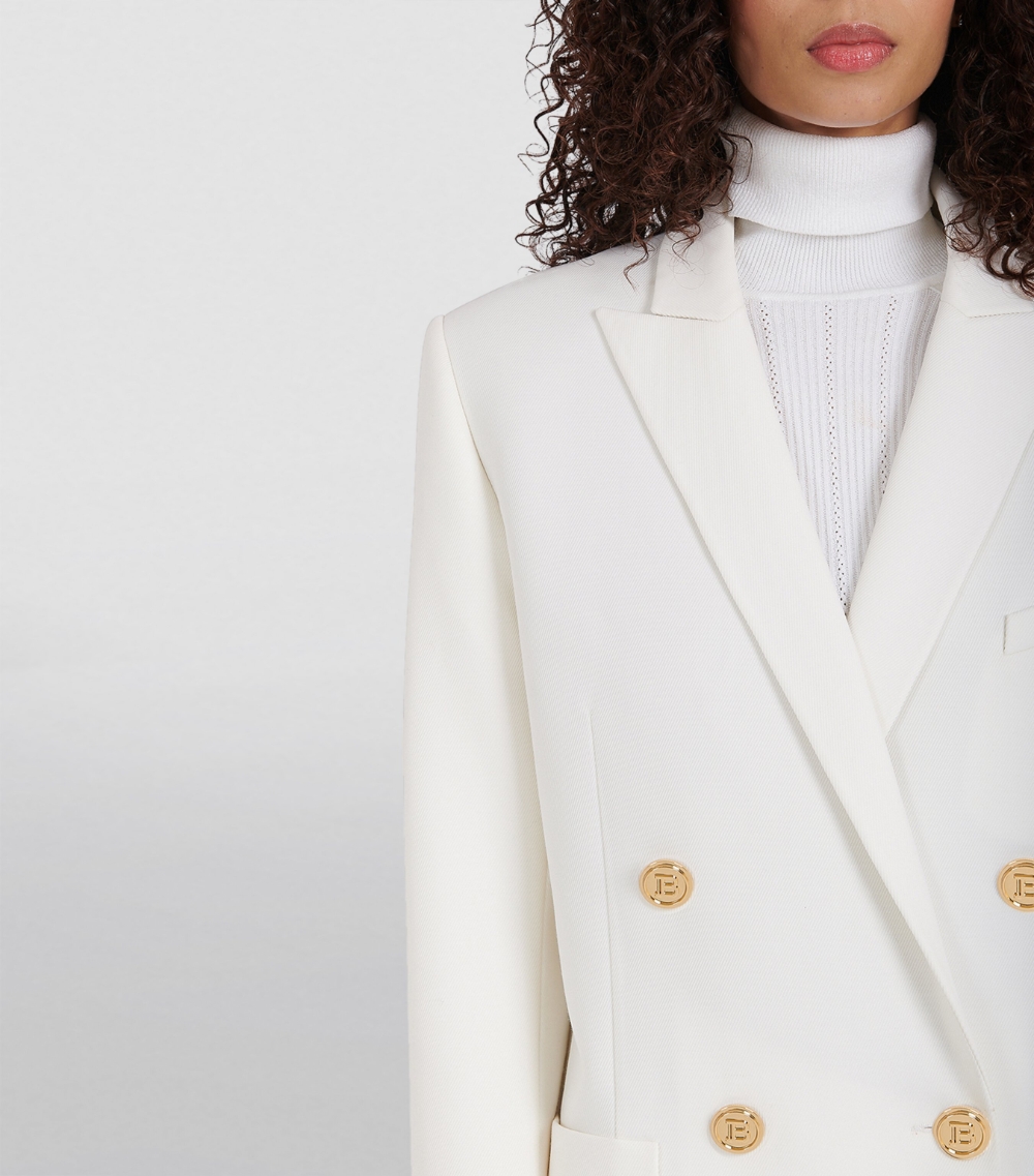 Wool Double-Breasted Blazer