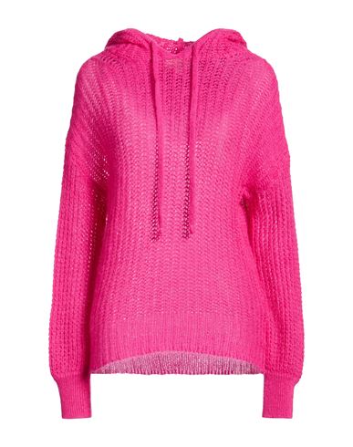 Woman Sweater Fuchsia Size M Cashmere, Mohair wool, Wool, Polyamide