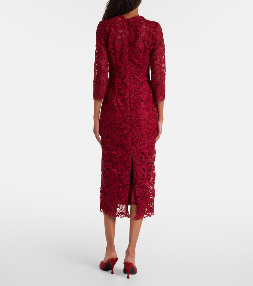 Lace midi dress