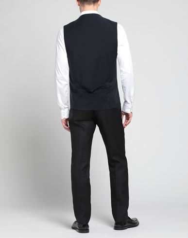 Man Tailored Vest Midnight blue Size 40 Wool, Polyester, Elastane