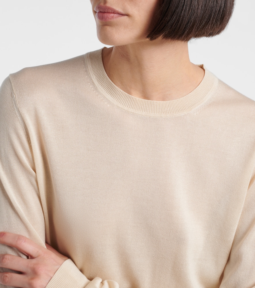 Silk-blend sweater