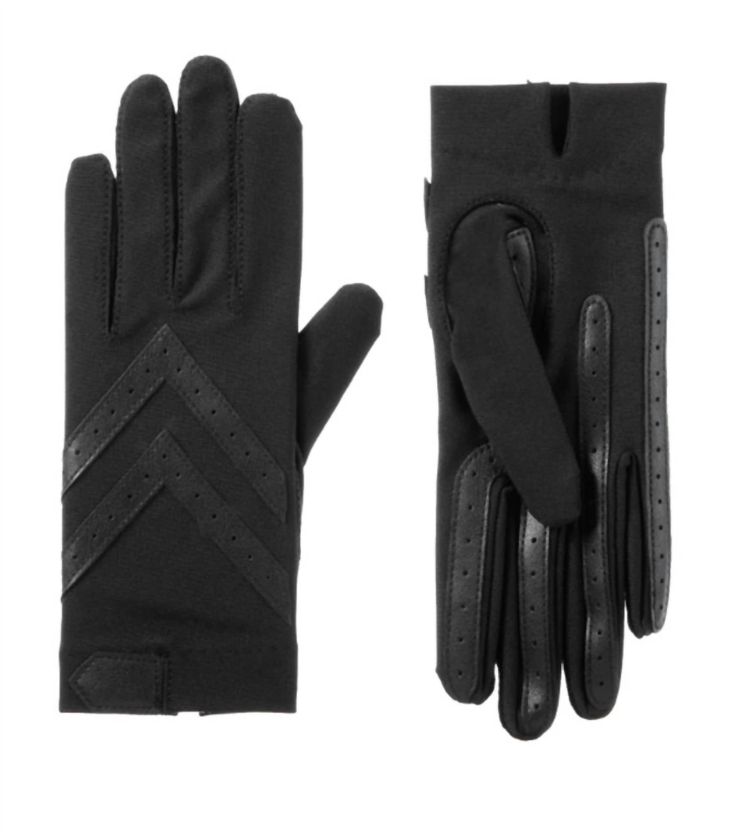 Women's Smartdri Smartouch Spandex Shortie Gloves In Black