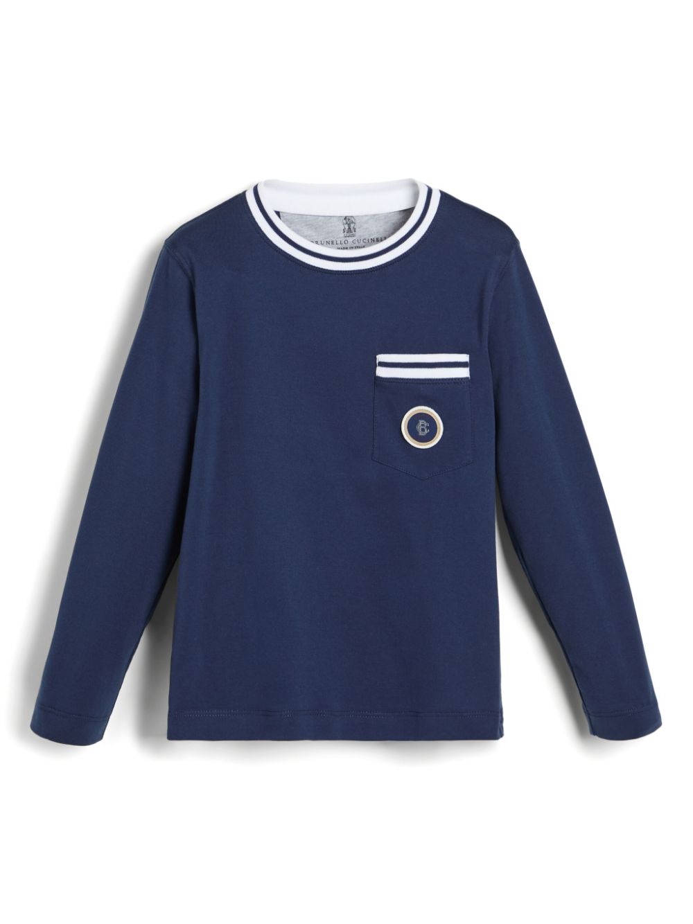 Logo-patch t-shirt - Blue