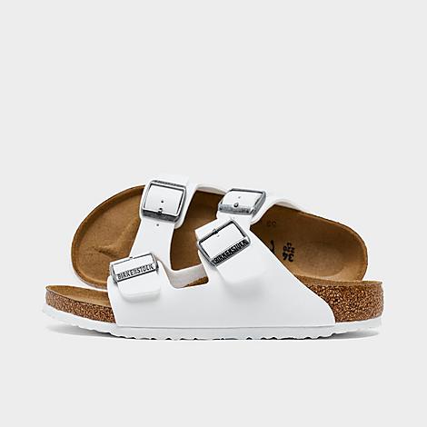 Little Kids Arizona Birkibuc Sandals in White