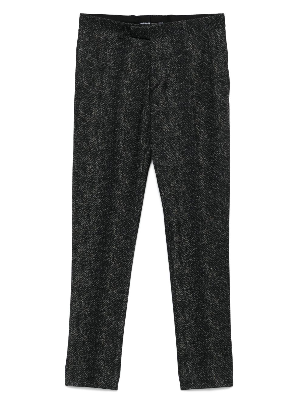 Karl Lagerfeld printed trousers - Black