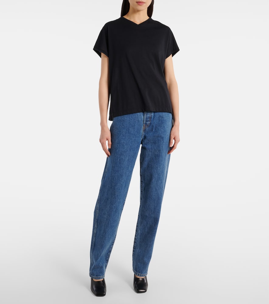 Devra cotton-blend top