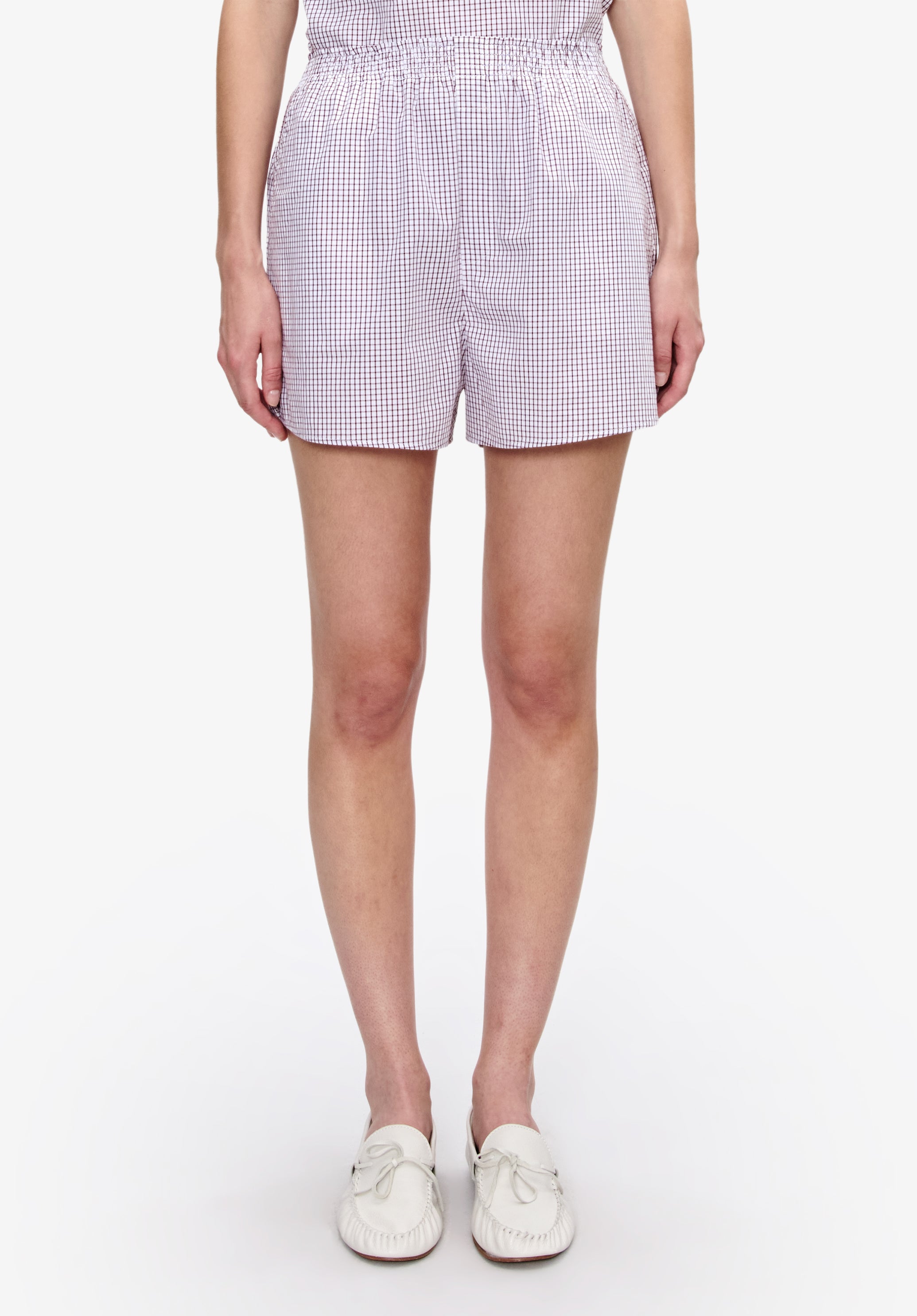 A. P.C. Women's Ava shorts Size: 34 in Dark chestnut brown