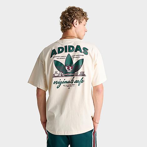 Men's Originals Cafe Graphic T-Shirt in Wonder White