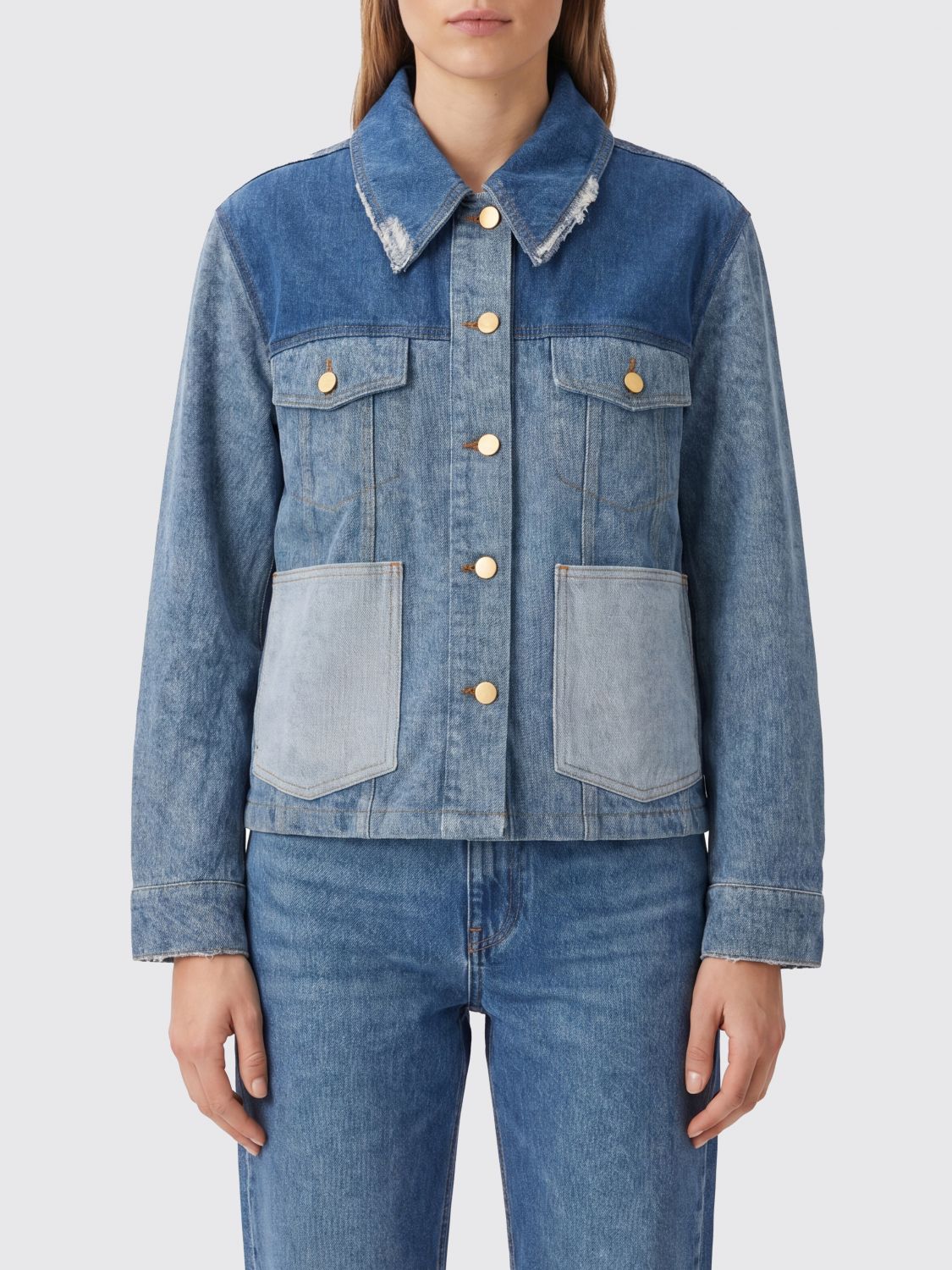 Jacket Woman color Blue