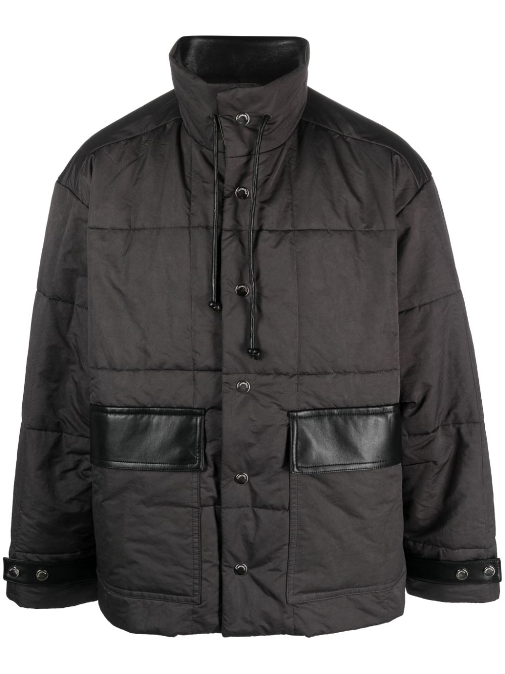 Milco padded quilted bomber jacket - Black