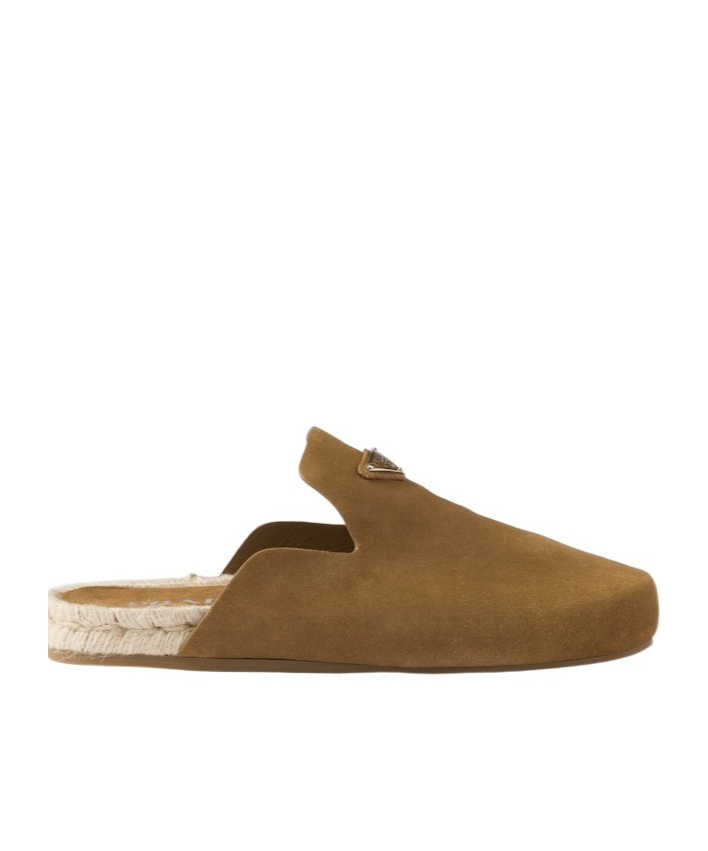 Suede mules