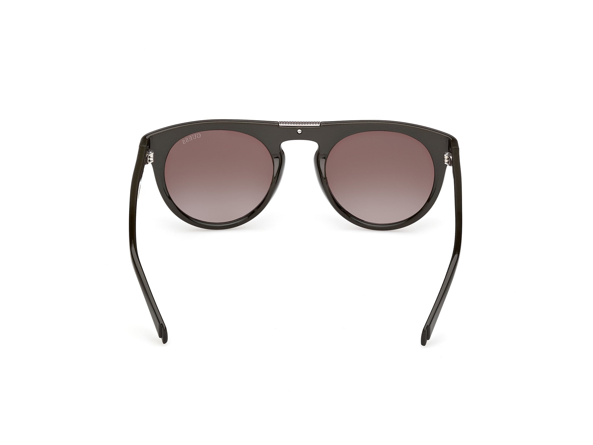 Guess Hombre Guess GU00275 96F Gafas de sol Inyectado Verde Marrón Redonda Norma